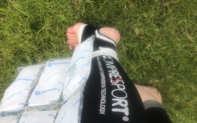 Ice is out! No more icing your sprained ankle.